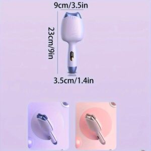 USA Stock 110v Cat Hair Curler Iron with LED Display: Adjustable Temperature, Auto Power-Off, Ceramic Wave Curlers – Perfect Ladies' Gift - Image 7